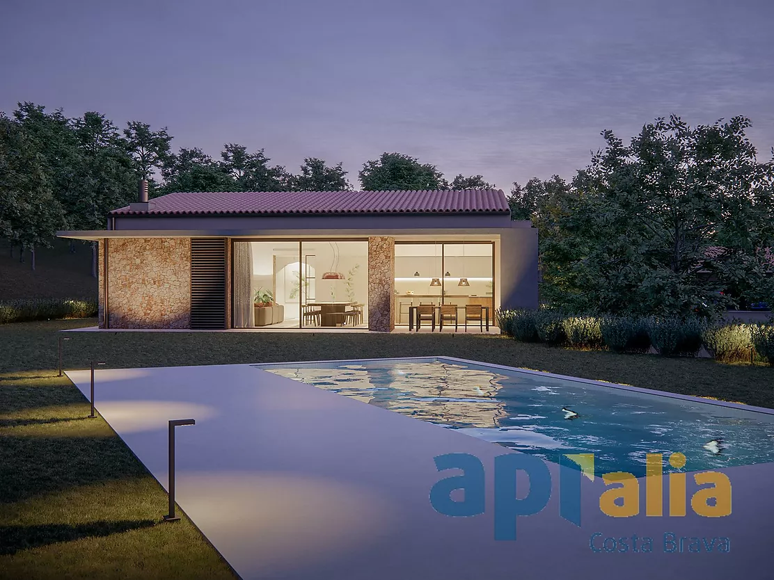 Espectacular casa d’obra nova de disseny a Calonge, Costa Brava, amb acabats de primera qualitat.