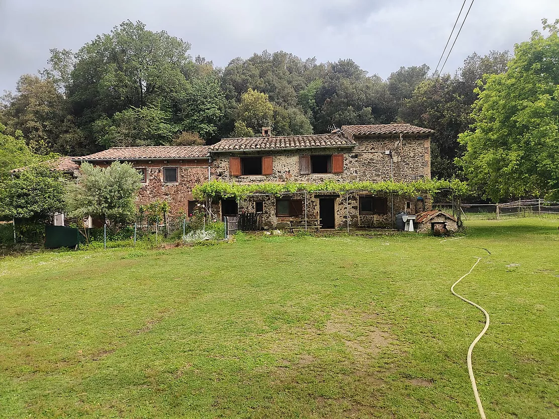 Masia a Santa Pau en el parc natural de la Garrotxa