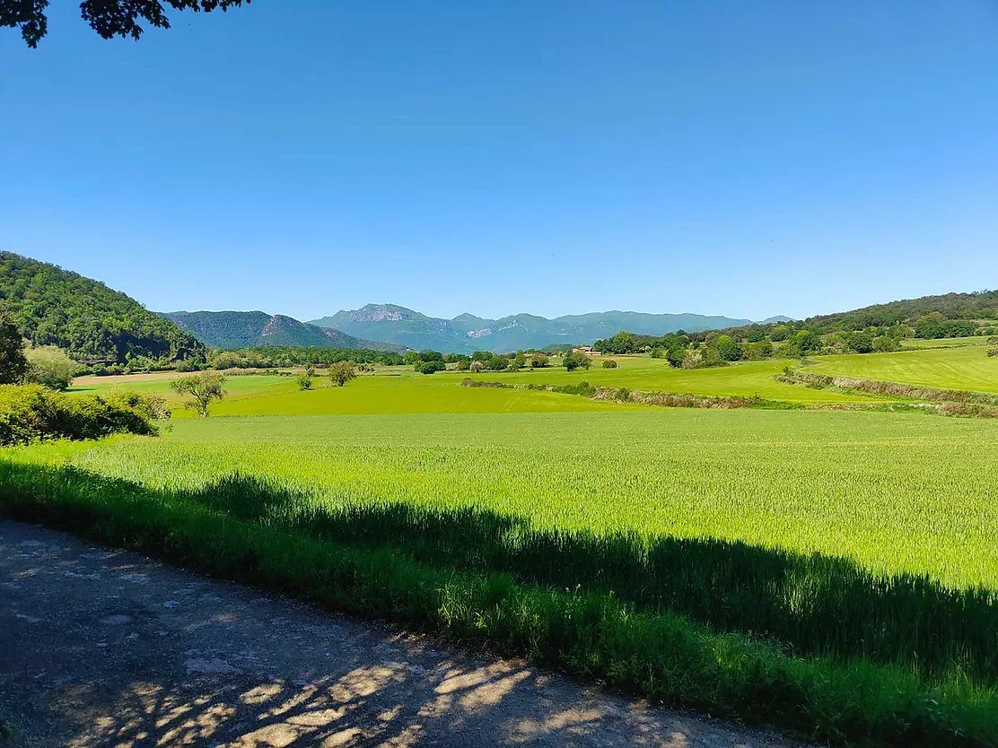 Masia a Santa Pau en el parc natural de la Garrotxa