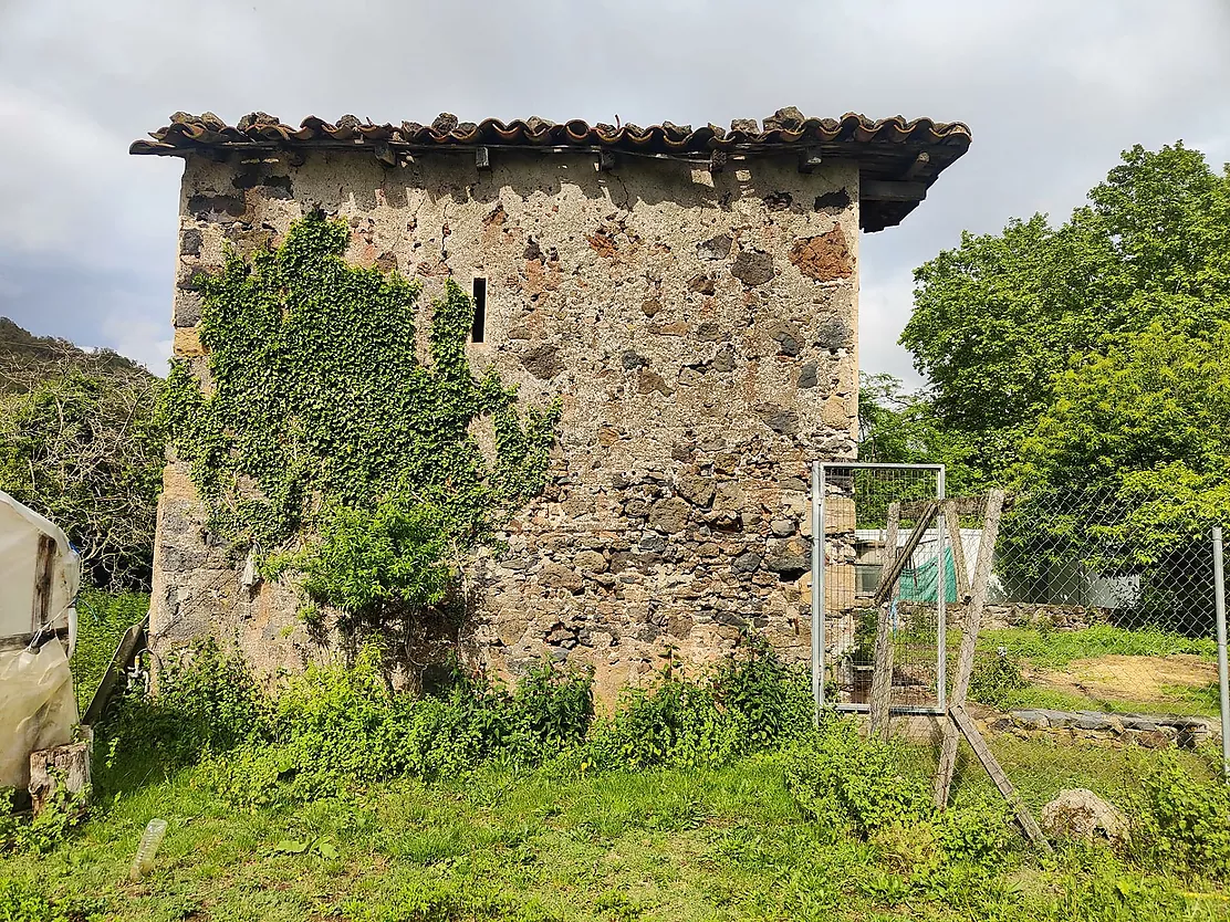 Masia a Santa Pau en el parc natural de la Garrotxa