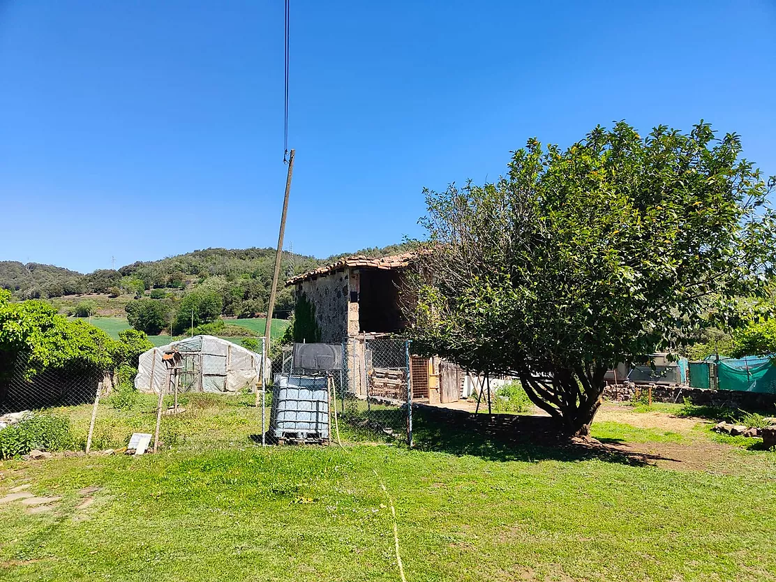 Masia a Santa Pau en el parc natural de la Garrotxa