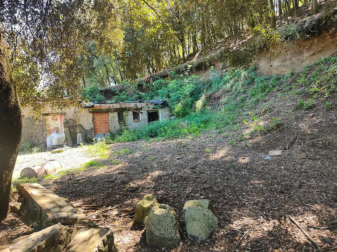 Masia a Santa Pau en el parc natural de la Garrotxa