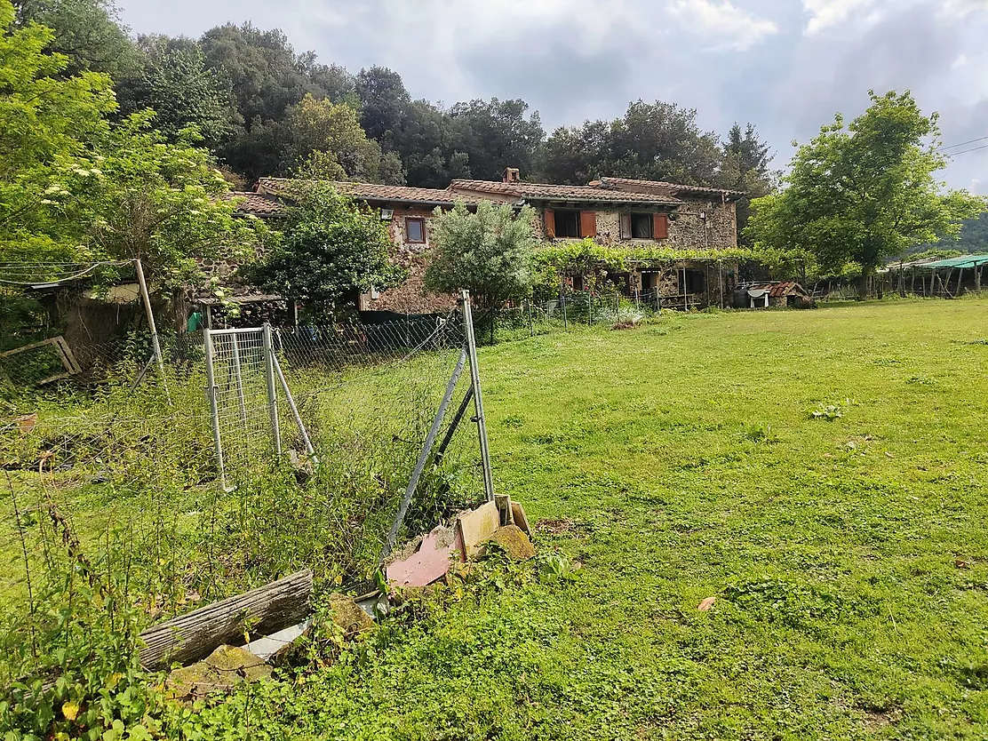 Masia a Santa Pau en el parc natural de la Garrotxa