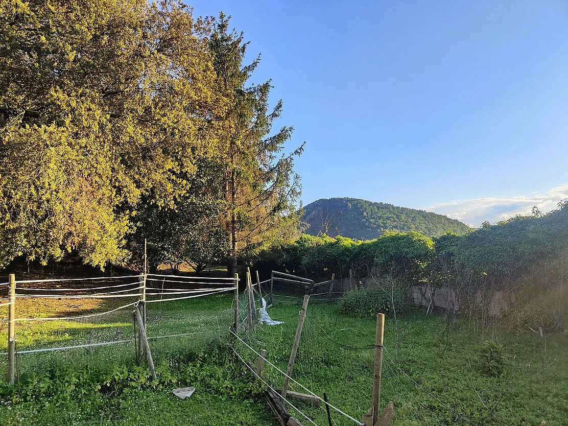 Masia a Santa Pau en el parc natural de la Garrotxa