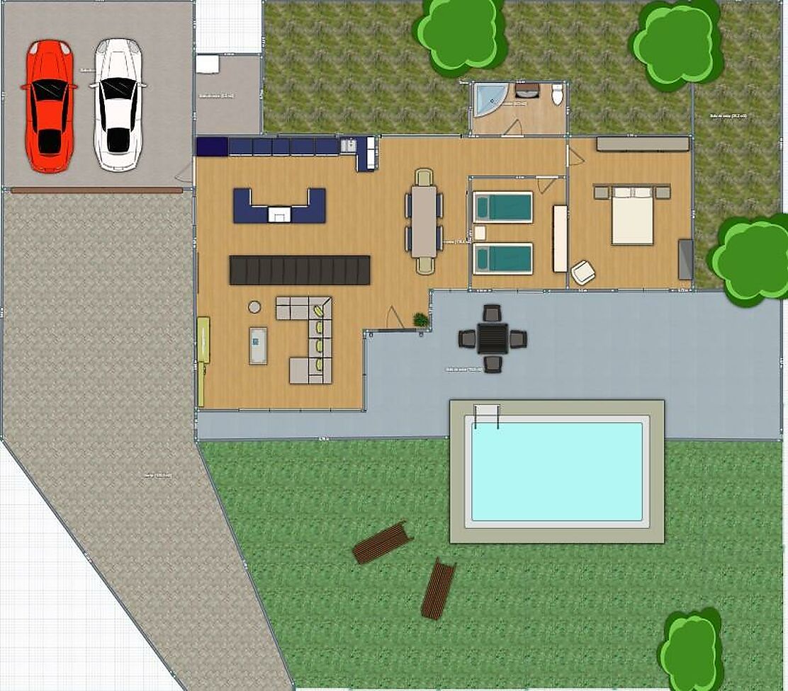 Plot of 780m2 + Single-family house project