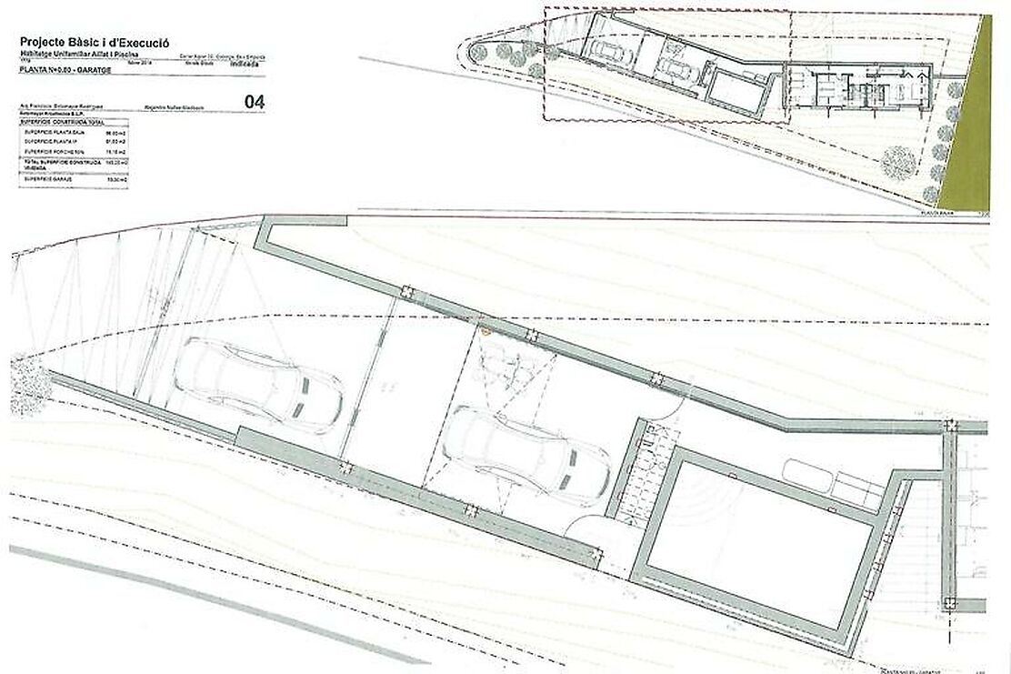 Parcel·la amb fantàstiques vistes al mar + projecte  per construir una  casa unifamiliar